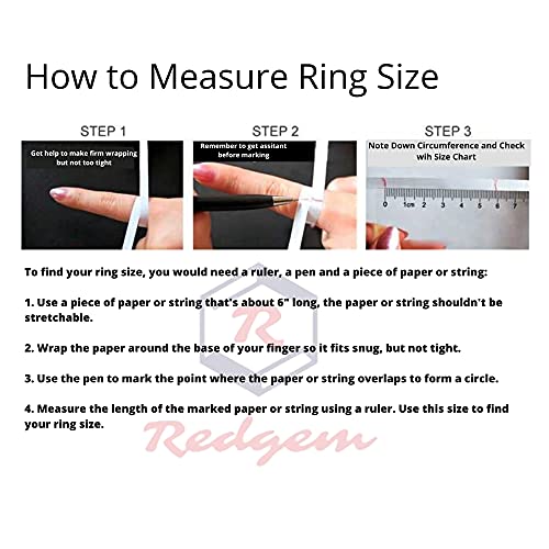 Image of Redgem 925 Silver Ring for Women Natural Ruby Pink 5 MM