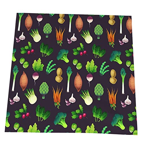 Servilletas de tela vegana para verduras reutilizables Servilletas lavables para uso diario