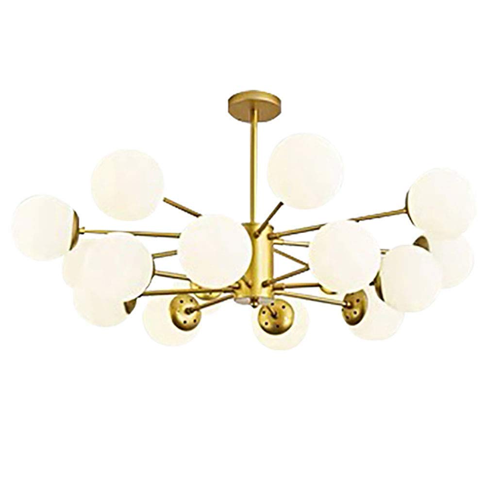 KXEcoLife Modern Sputnik Chandelier, 12-Light Adjustable Arms Vintage Industrial Ceiling Light Fixture for Living Room, Dining Entryway, Retro Home Decor