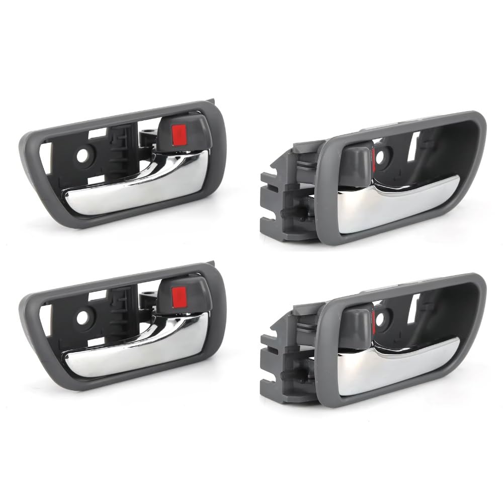 HRTLSS Door Pull Handle Inner Trim for Camry 2002‑2006 Passenger Side Interior Door Handle 4pcs Interior Door Handles Driver and Passenger Side 69206‑33030