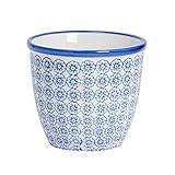 Hechos de porcelana de alta calidad sin agujeros en la base para evitar los goteos. Aptos para su uso en interiores y exteriores