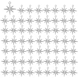GUZUHUKU 100Pcs North Star Charms, Mini Jewelry Making Charms, North Star Charms Necklace for Making Gorgeous and Personalized Artwork