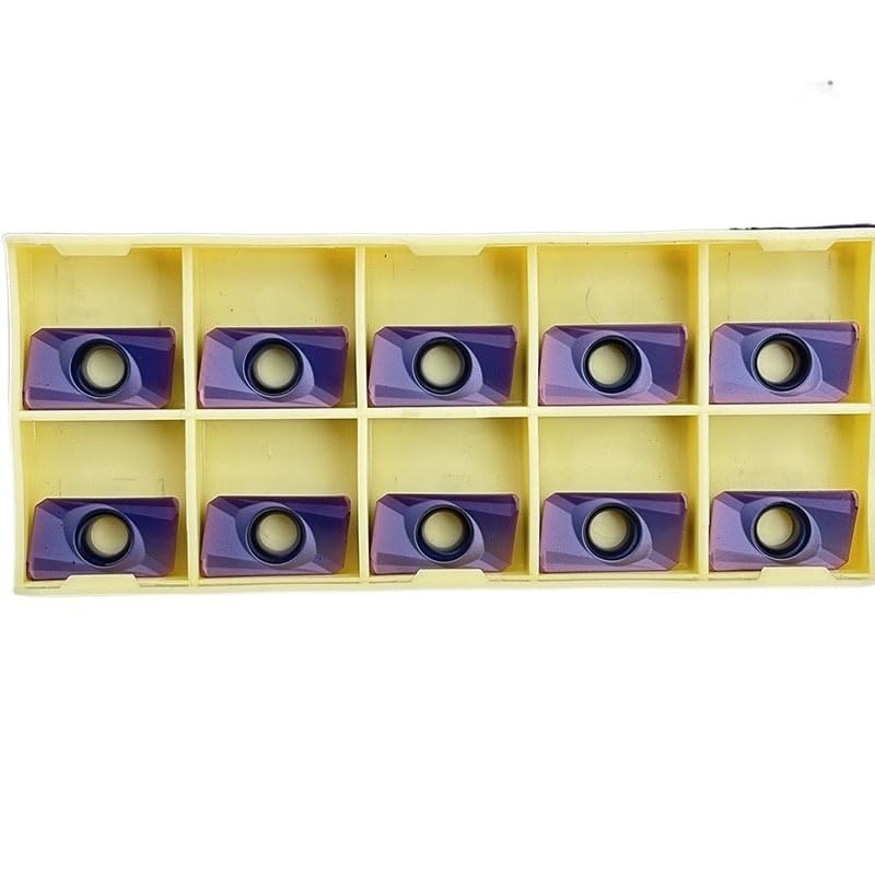 APMT1604PDER-H2 VP15TF Carbide Inserts for CNC Turning & Milling (10pcs) – Ideal for Steel, Stainless Steel, and Alloys(APMT1604 H2 Gray Black)