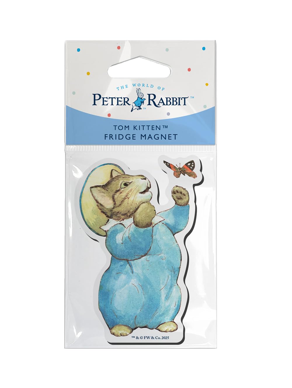 Beatrix Potter Peter Rabbit - Shaped Fridge Magnet (Tom Kitten)