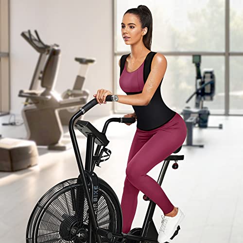 Women's Sport Hot Sweat Slimming Neoprene Shirt Vest Body Shapers For Weight Loss No Zipper Gray Sauna Tank Top Shirt (Black Neoprene Shirt Vest, M(Us 8-10)) #TOP5