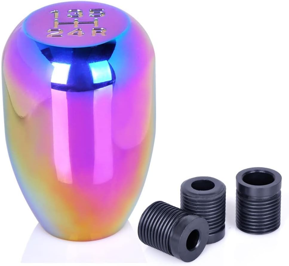 ZHOL Gear Shift knob, Universal Aluminum Automotive Motorsport Fantasy Manual Stick Shift Knob, Gear Stick Shift Head