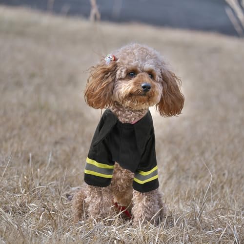 Disfraz de Bombero para Perros y Gatos Talla S miniatura 3