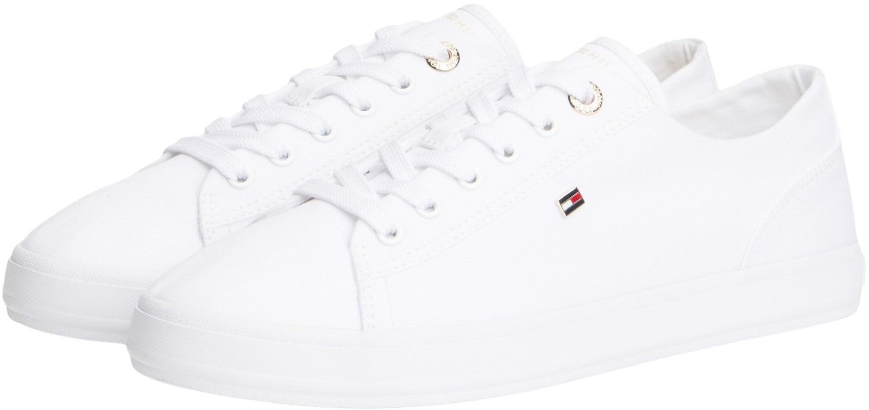 Tommy Hilfiger TH Foxing Sneaker Canvas Fw0fw09170, Parte Superior Baja Mujer