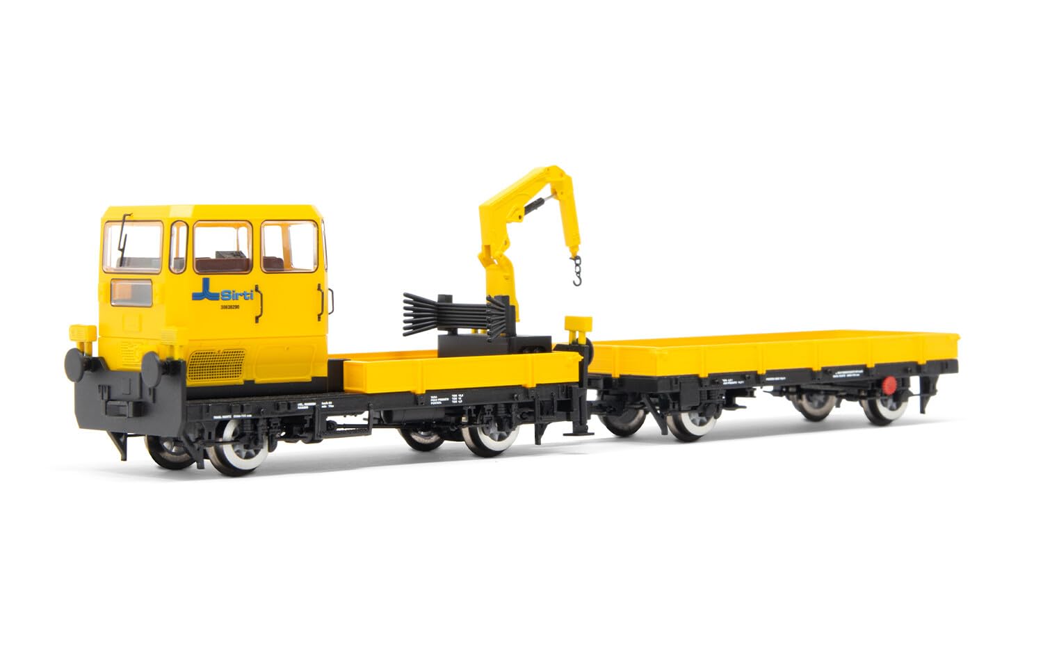 Rivarossi HR2910 FS, veicolo di manutenzione KLV 53 livrea gialla, "Sirti", ep. V Loco - Diesel