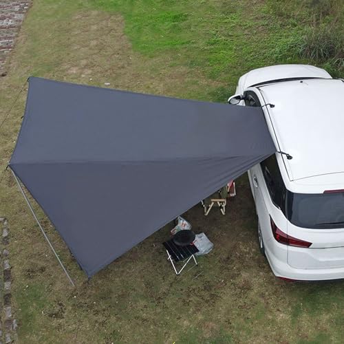 Universal Auto Markise Sonnenschutz Auto Seitenmarkise Camping Markise für Auto SUV LKW Wohnmobilen 380 X 280 cm