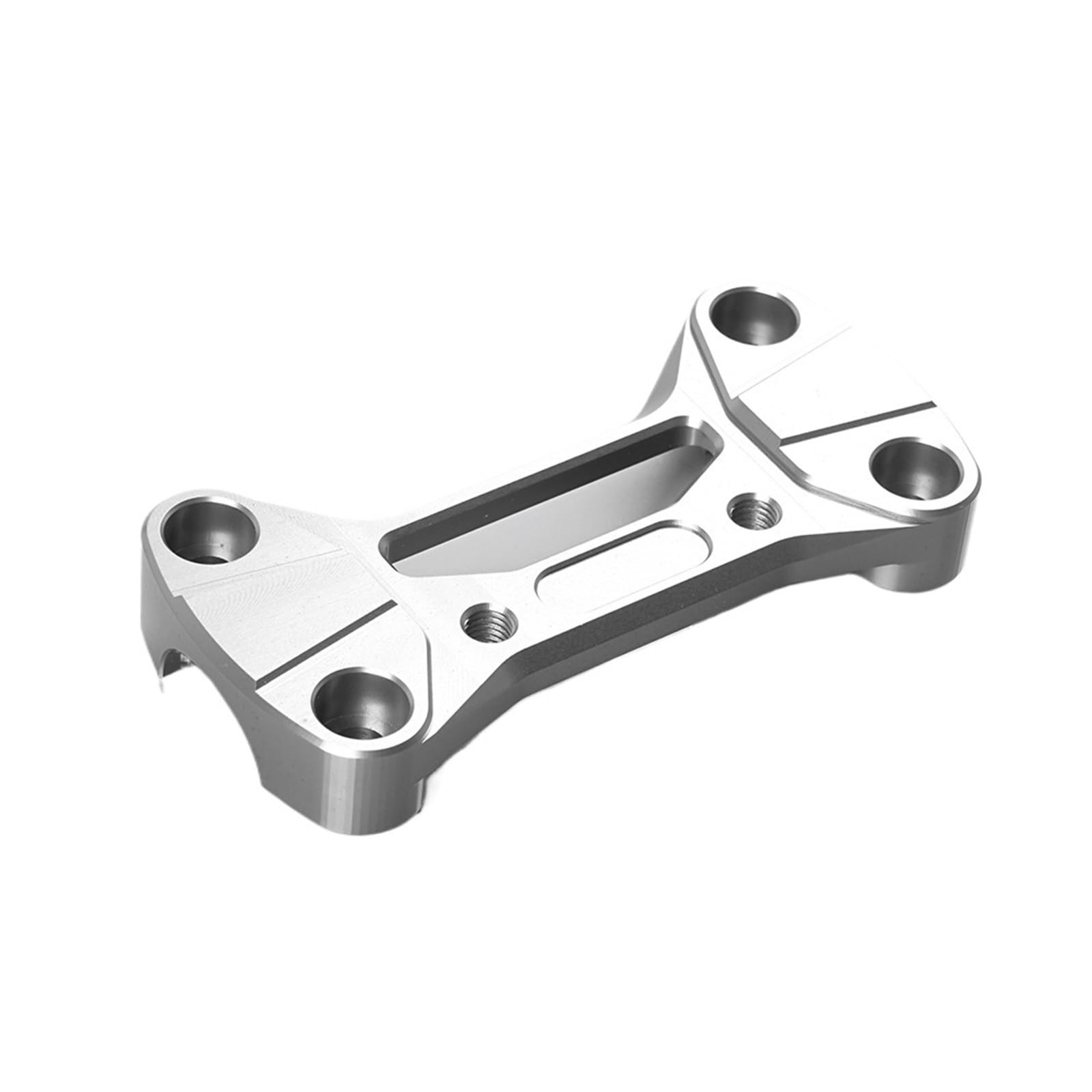 KWEZ Fit For KAWASAKI Z900RS CAFE 2018-2025 Handlebar Riser Clamp Modified Decorative Cover(Silver)