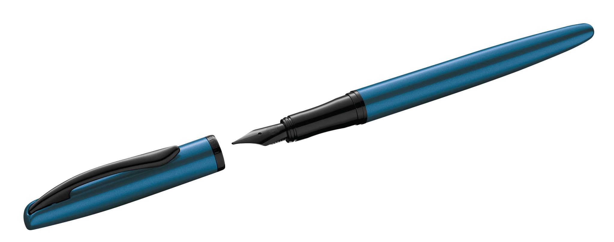 Pelikan Jazz Noble Elegance K/P36 Ensemble stylo à bille et stylo-plume avec gravure Cadeau – Stylos uniques avec nom – Cadeaux personnalisés (aigue-marine)
