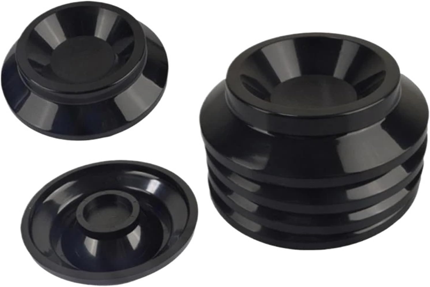Piano Caster Cup 16pcs Plastic Caster Cups for Vertical Upright Piano Non Slip Anti Noise