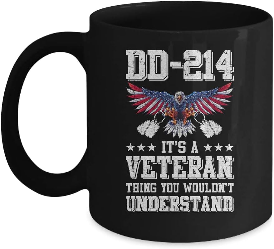 SNV DD-214 It's A Veteran Thing You Wouldn't Understand Printed Ceramic Tea/Coffee Mug (325ml) 15480