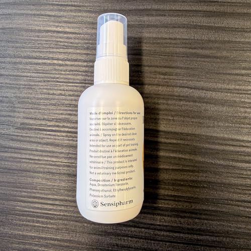Sensipharm Bitterspray 100ml - Bittertropfen ohne Alkohol für Hunde und Katzen, Anti-Kau und Lecken Spray, Katzen Fernhaltespray Hunde für Möbel, Abwehrspray Haustiere mit Bitteren Geschmack