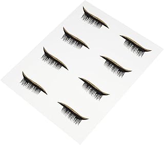 CRILSTYLEO Calcomanía De Delineador De Ojos 4 De Pegatinas Tira De Línea De Ojos Negro Waterproof Para Maquillaje