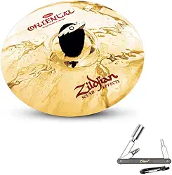 Conjunto de bateria ZILDJIAN A0609 de 23 cm com acabamento brilhante com ZKEY