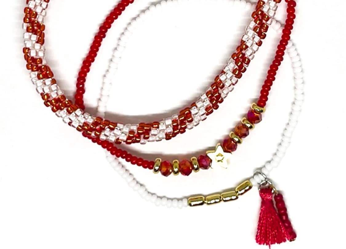Franeli Kumihimo Beaded Bracelet Set