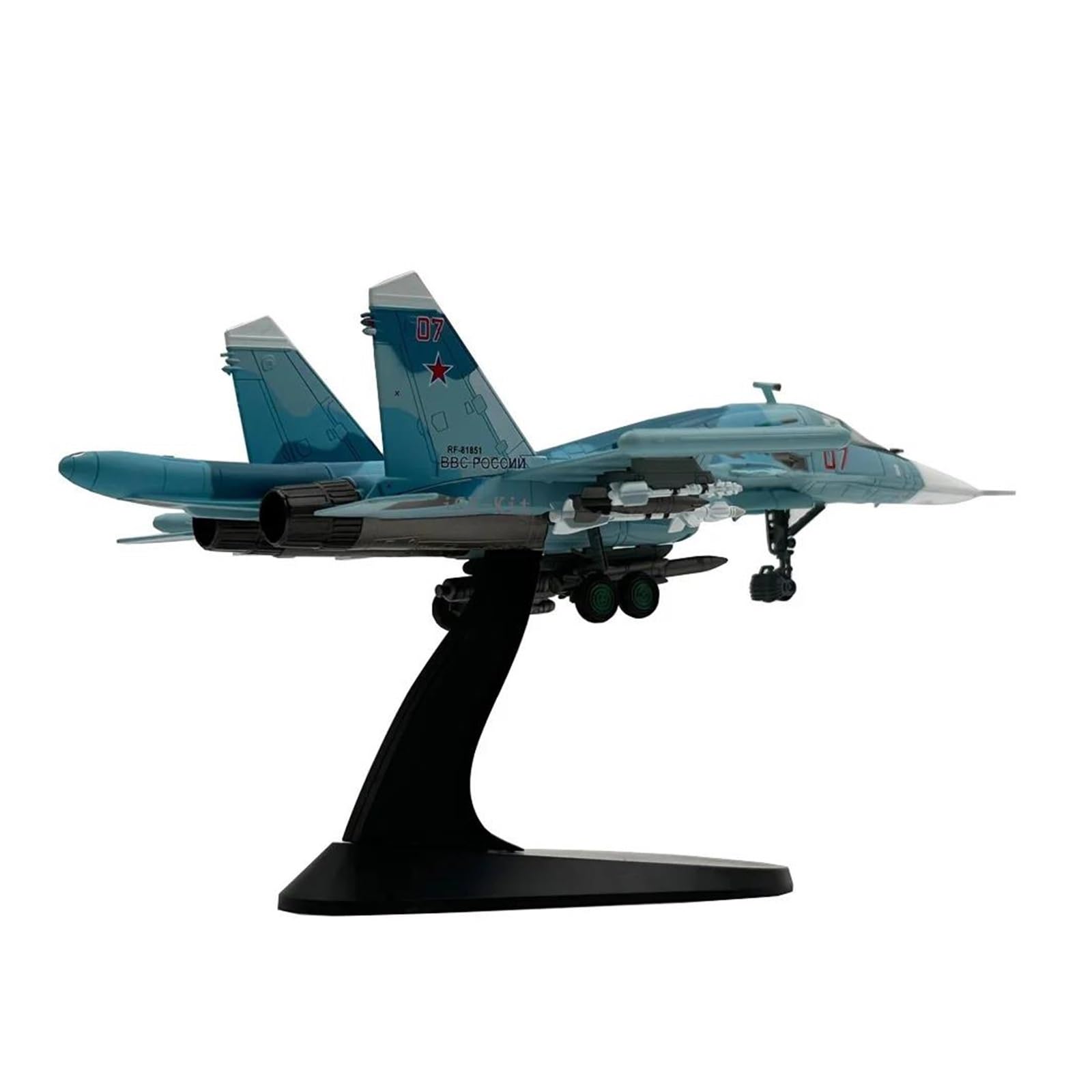 1/100 Für russische Suchoi Cy-34 SU-34 Fighter Sammler Vitrine Geschenk Enthusiasten