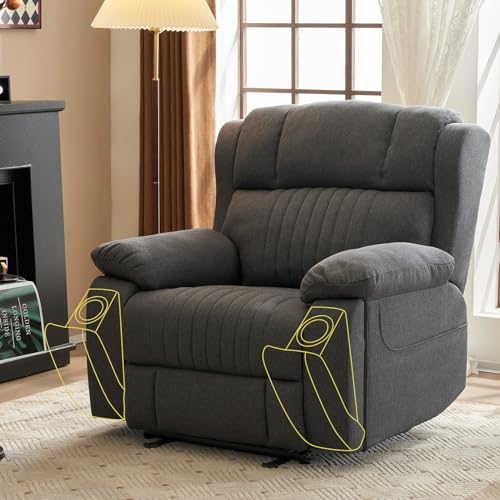 PALLOME Elektrischer Relaxsessel mit Massage- und Heizfunktion, Sessel für...