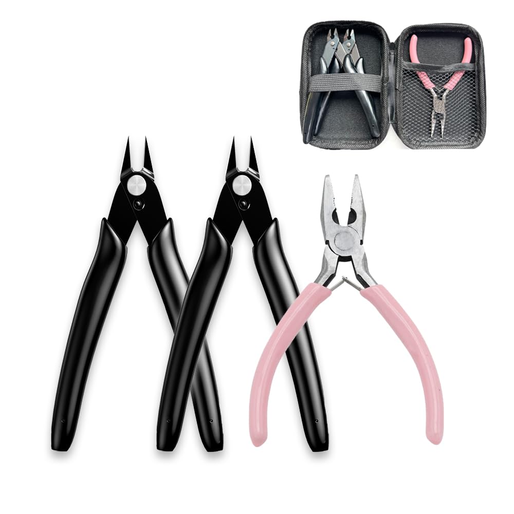 Wire Cutters, Flush Cutters Precision Spring-Loaded Side Cutter