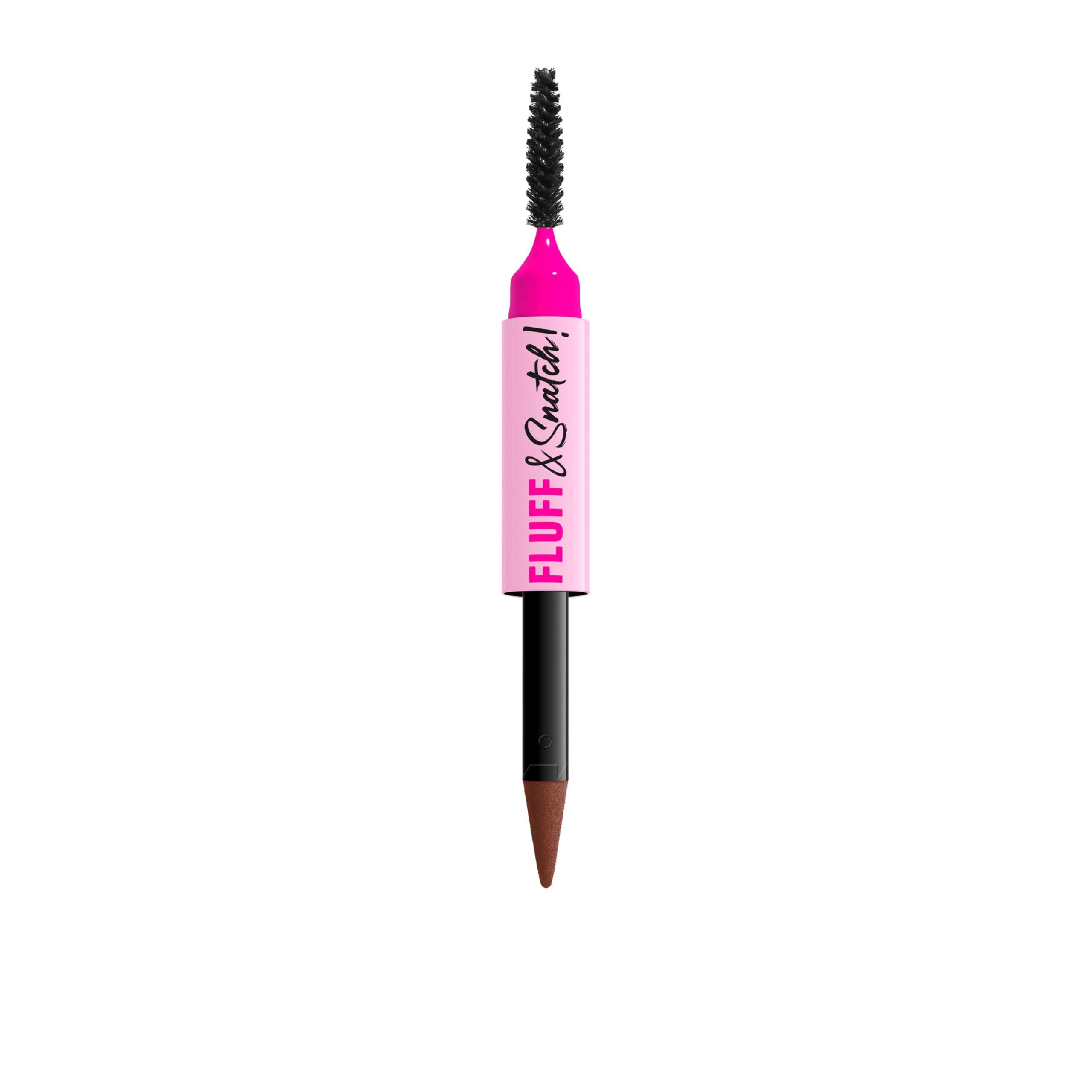 NYX Professional Makeup Fluff & Snatch Brow Powder Pen, 24H Longwear Cream-to-Powder Eyebrow Tint, Smudge-Proof & Transfer-Resistant Soft Matte Finish, Diffused Natural, Shade: 04