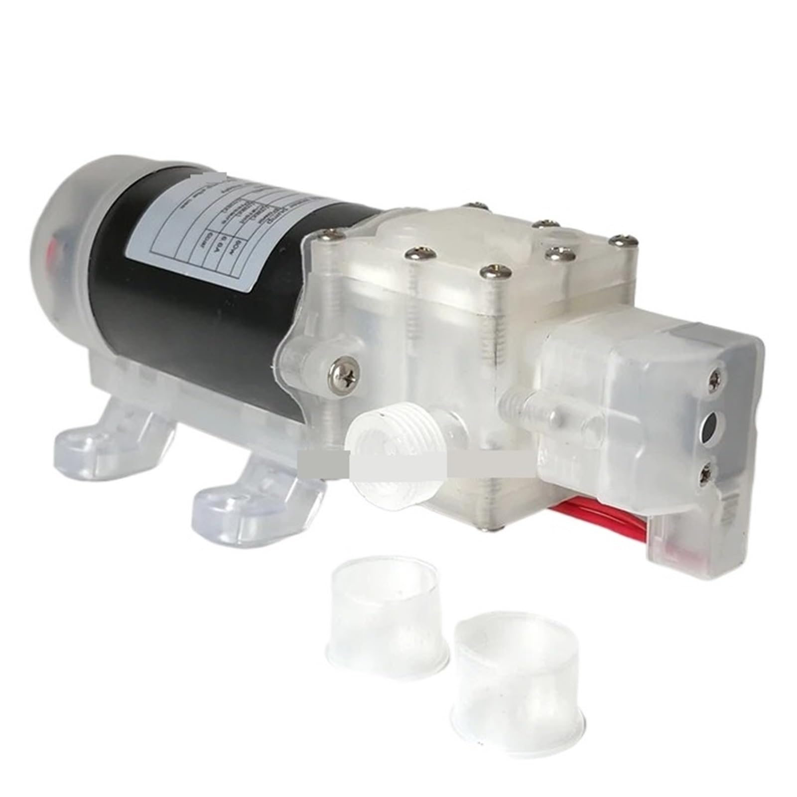 Pompa For Liquidi A Membrana For Uso Alimentare DC 12V 80W Pompa Booster Autoadescante Con Pressostato 13L / Min G1/2 Porta For Latte Di Vino (Size : 12V)