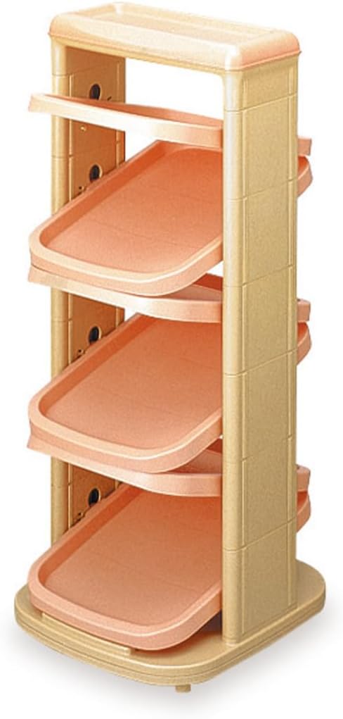 Iseto I-113-1 Solder Shoe Rack, 6 Tiers, Orange