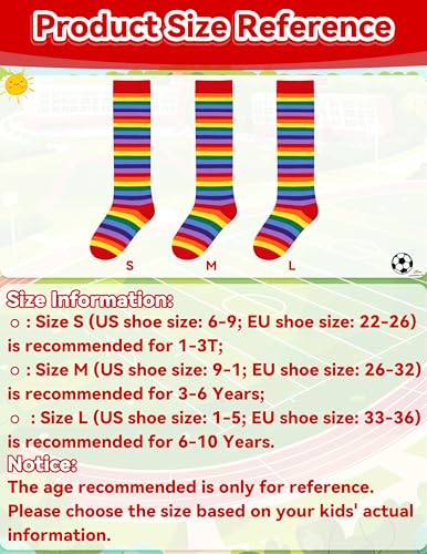 Image of Olreco Kids Soccer Socks Toddler Baseball Socks 3D Heel Youth Softball Sock for Girls Boys Football Accessories Cotton