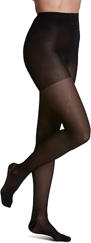 Miniatura 3 de SIGVARIS Pantimedias de punta cerrada Sheer 780 para mujer 15-20mmHg - Negro - Grande Largo