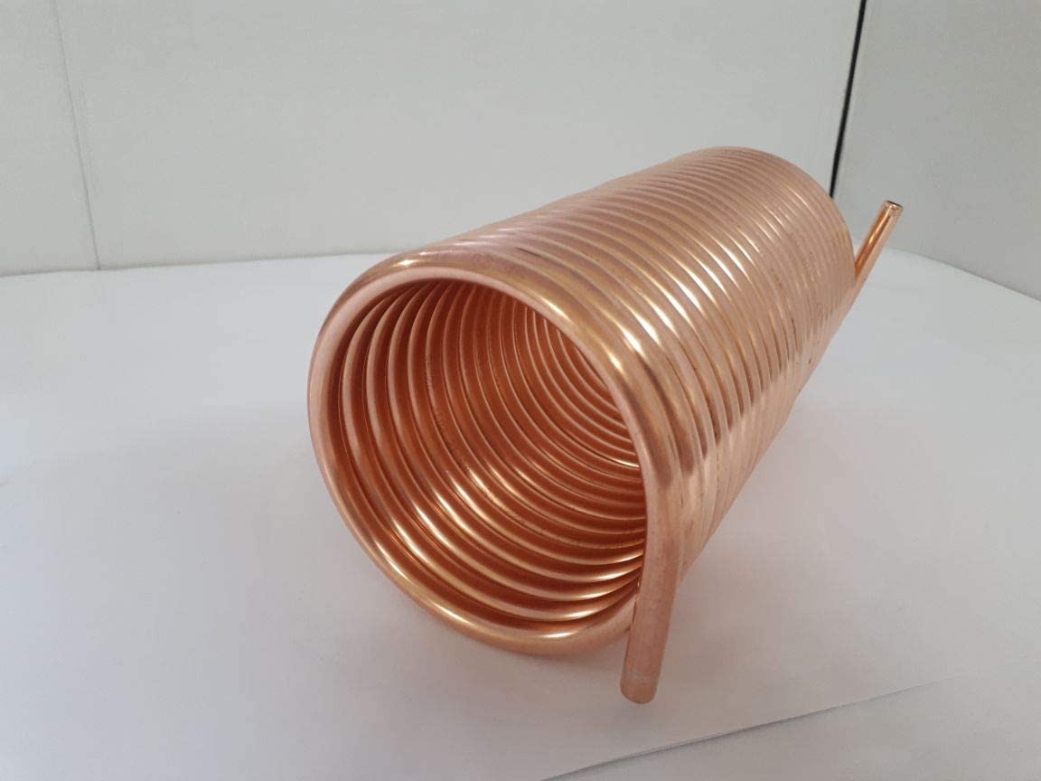 Spirale aus Kupferrohr 10x1mm weich aus 10m mit Ø ca. 13cm (Kupferrohrspirale)
