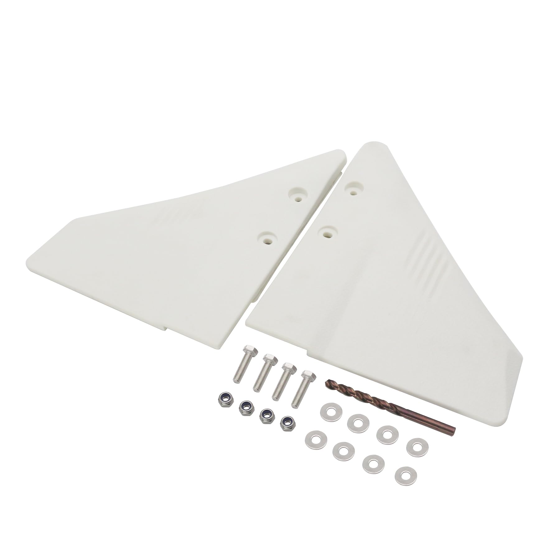 Estabilizador hidrofoil para motores fueraborda y transmisiones Z de 5-150 CV, de plástico PA66, color blanco