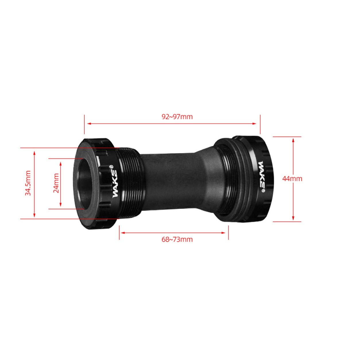 170mm Platos Y Bielas Mountain Bike Integrado Hueco Y Bielas 32T/34T/36/38T Plato Redondo con Eje De Pedalier