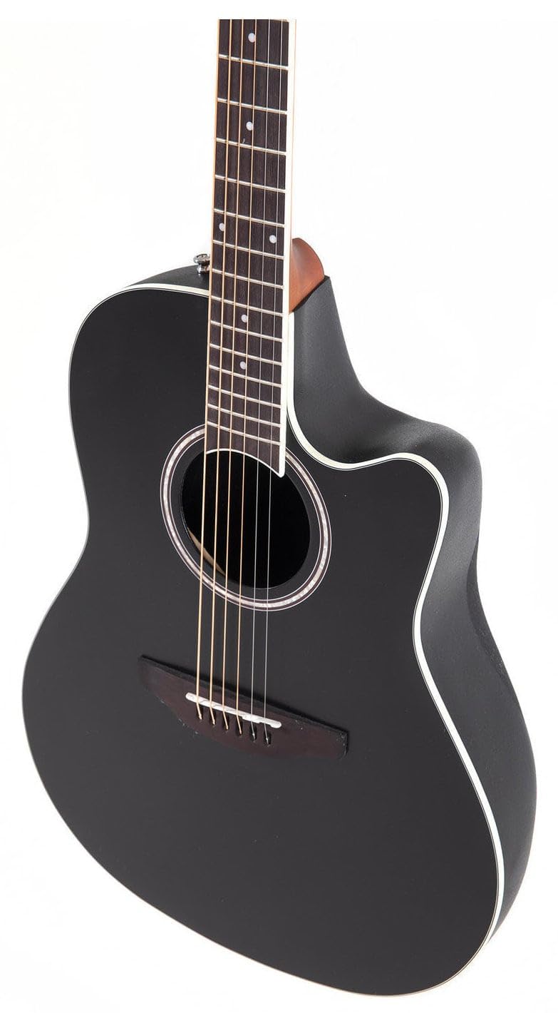 Amazon.com: Applause Acoustic guitar, Right, AB24-5S Black