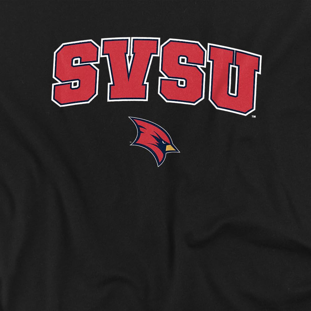 LOGOVISION Saginaw Valley State University Arch Logo Black Kids T Shirt (3) for Toddler Boys and Girls, Black