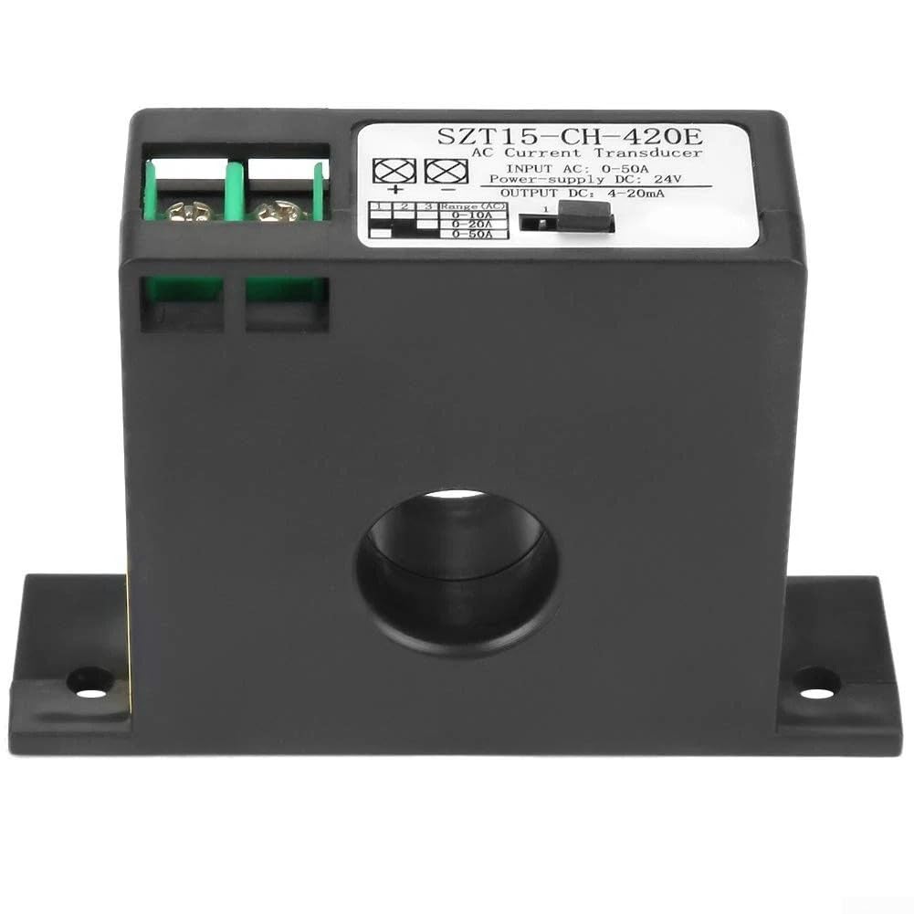 Transductor Corriente AC 50A ABS Autoalimentado Seguro