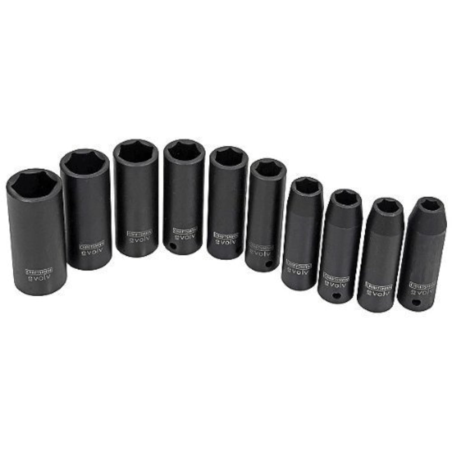 Craftsman Evolv 10 pc. Deep Impact Socket Set: 1/2-Inch Drive; MM (Metric); Model 16887