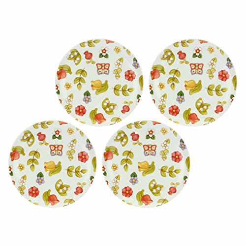 THUN - Set 4 piattini da Dessert Happy Country