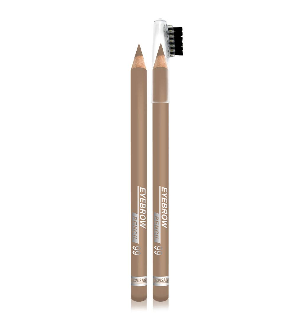 Long-Lasting Natural Looking Smudge – Proof Powdery Eyebrow Pencil Vegetable Oil, Cottonseed Oil, Vitamins (color 99 (blond))