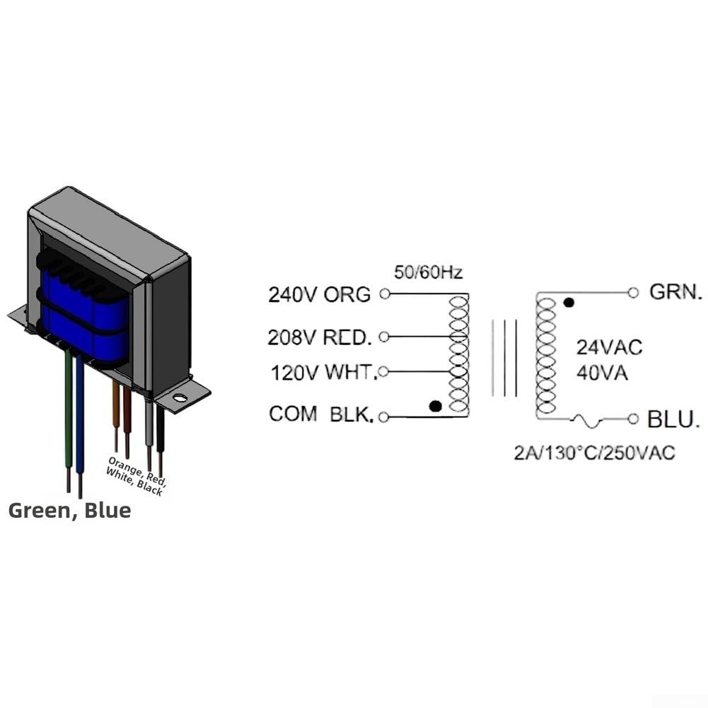 HVAC Transformator 24V 40VA für Heizungssteuerung(2PCS)