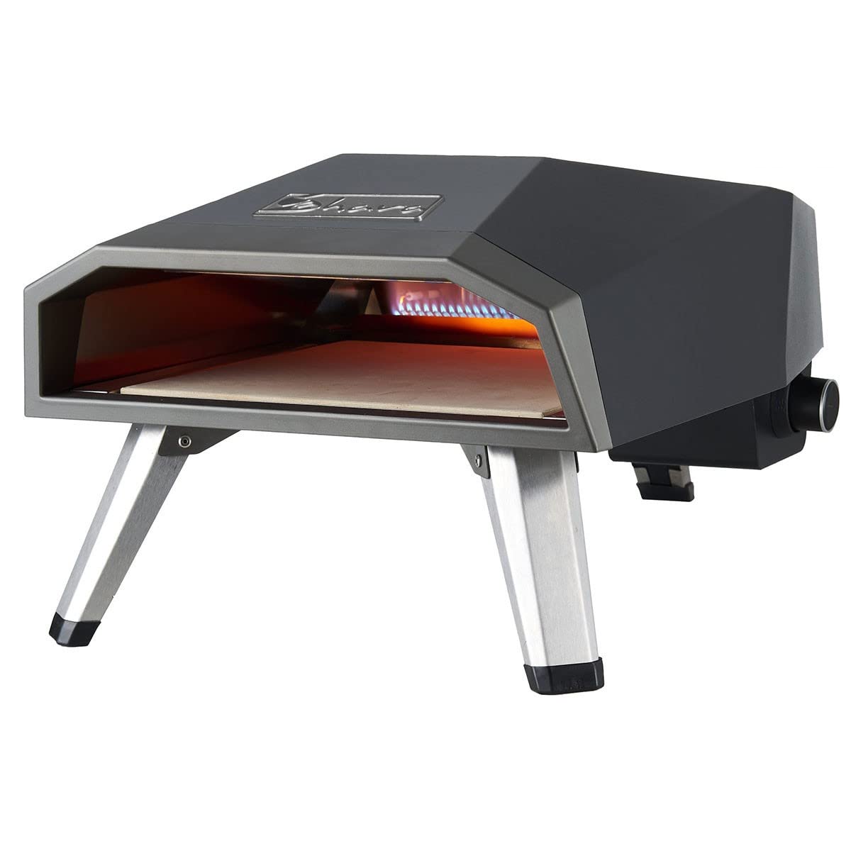 Sahara - Gas Pizza Oven Z12 450°C Portable Fire Stone Gas Hose Pre-Assembled 5 Year Warranty Outdoor Use