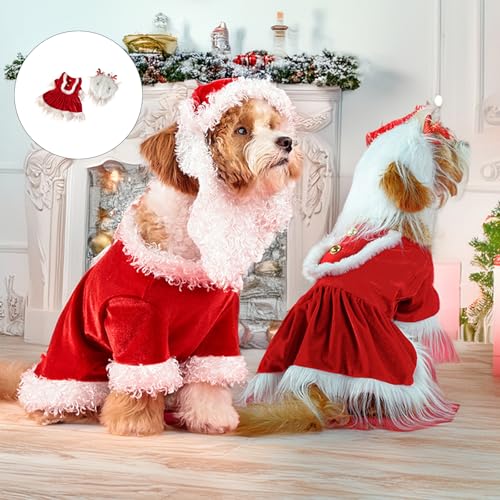 Disfraz navideño para perro tamaño S miniatura 2