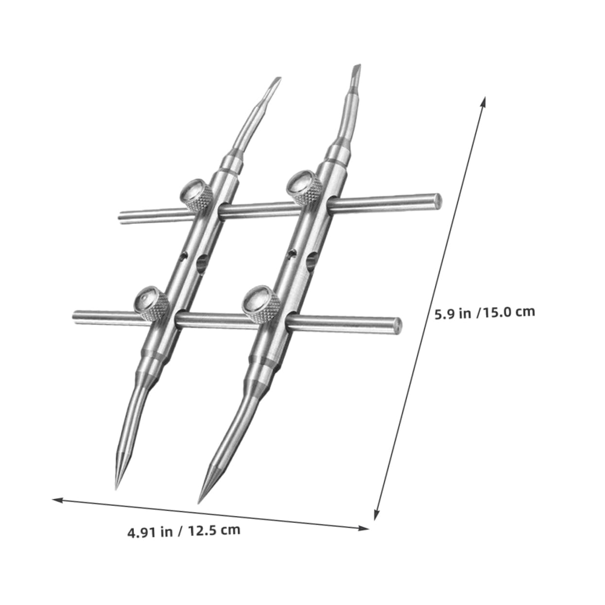 OSALADI Ergonomic Metal Camera Lens Spanner Tool Lens Removal Wrench for Repairing and Cleaning Stainless Steel Wrench Spanner for Surveying Prisms Microscopes Bird-Watching Mirrors