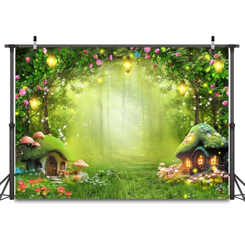 Fondo fotográfico bosque encantado 6x4ft miniatura 4