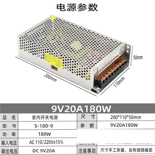 Alimentation à découpage pour stabiliser la tension industrielle 9V