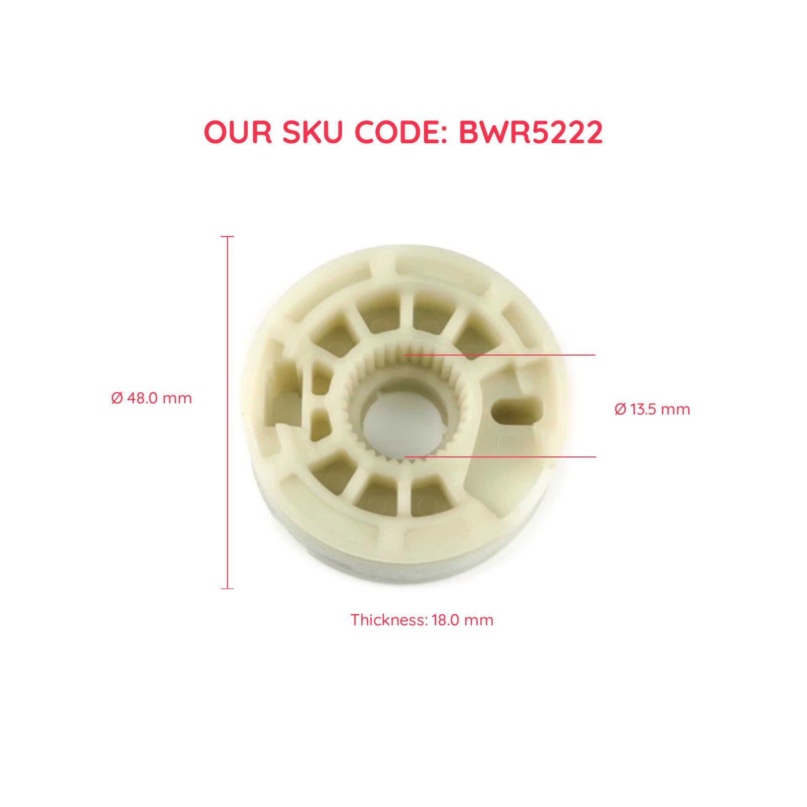 Amazon.com: Window Regulator Repair Wheel Front Left 824713K001 