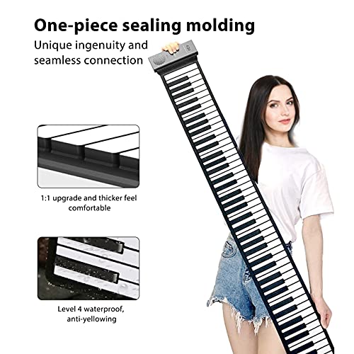 Portable Piano 88 Touches Clavier Pliable en Silicone Roll Up Clavier Pliable Piano Numérique Piano À Clavier… - Les Beatles, Paul McCartney, John Lennon, RIngo Starr, George Harrison Portable Piano 88 Touches Clavier Pliable en Silicone Roll Up Clavier Pliable Piano Numérique Piano À Clavier… – Image 8