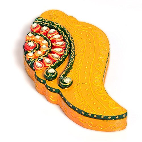 Little India Meenakari Shankh Shape Shubh Labh Container - Image 2 thumbnail