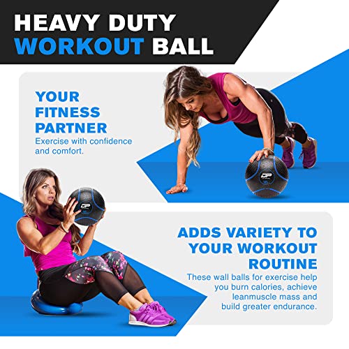 DYNAPRO Medicine Ball Exercise Ball, Durable Rubber, Consistent