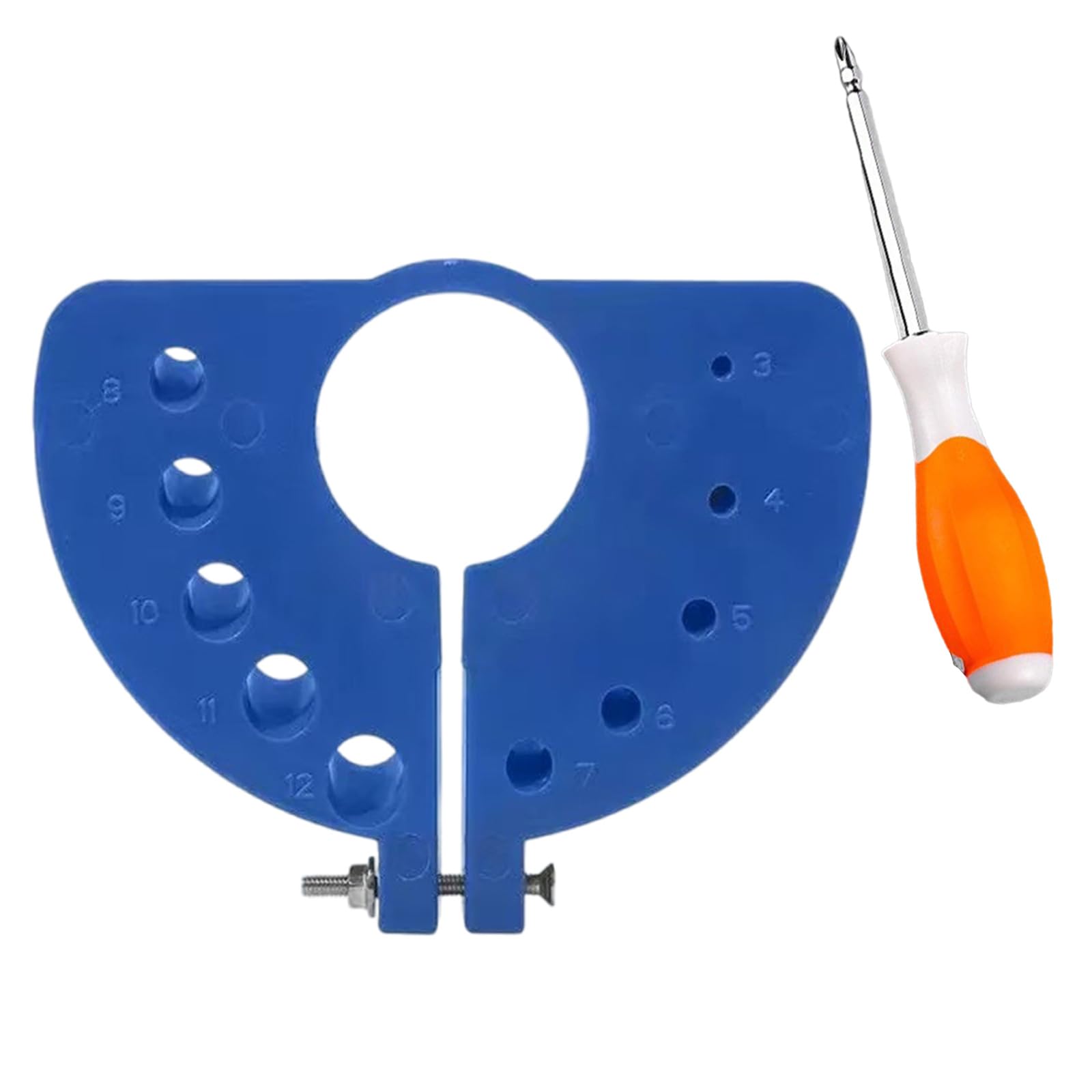 Buxuaaaa Blue 3-12Mm Multipurpose Drill Bit Grinding Sharpener Polishing Grinding Tool Parts Applicable Angles Grinder Sharpener Adjustable Angles